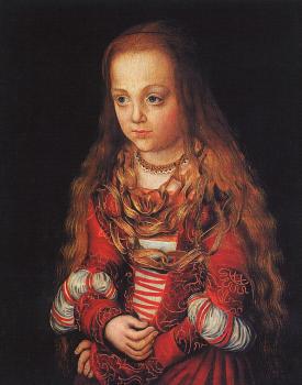 Lucas The Elder Cranach : Portrait of a Saxon Princess